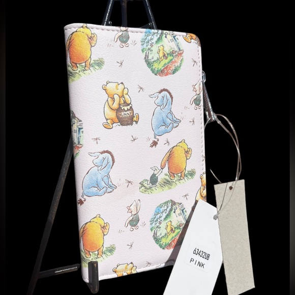 Handbags - NWT! Winnie The Pooh Pink Snap Wallet with Zipper Pouch